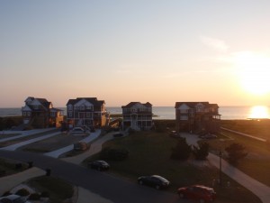 Sunset over Waves, North Carolina Outer Banks 080 300x225 Acceleration, Re entry and the Ever Rising Bar